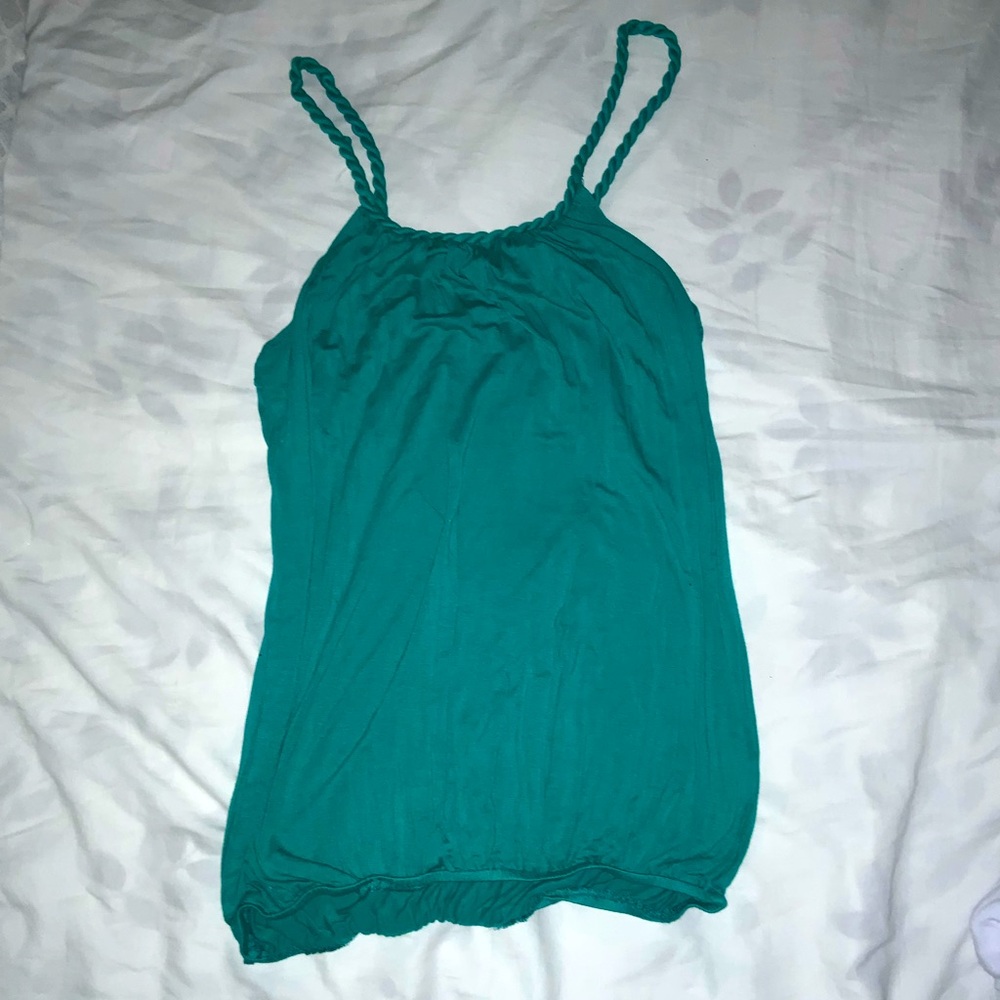 Soprano teal tank top